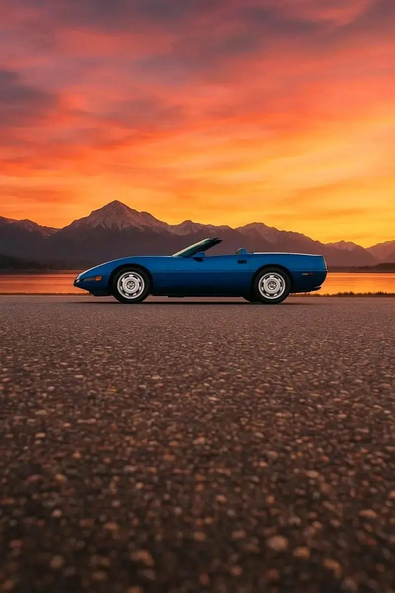 Gebraucht Corvette C4 305 PS (224 kW) 1992 Blau Cabrio