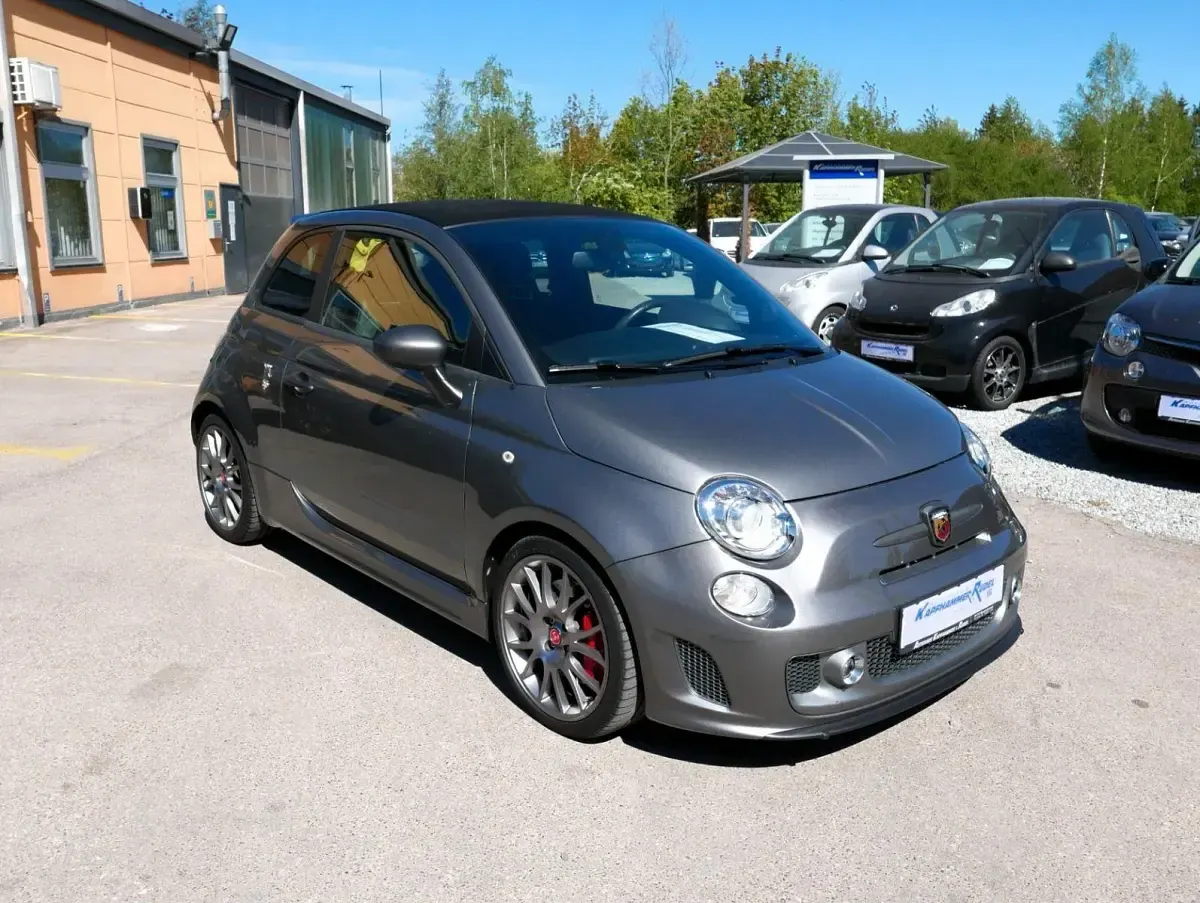 Gebraucht Fiat 500 Abarth 179 PS (131 kW) 2016 Esterno (record grau) Cabrio