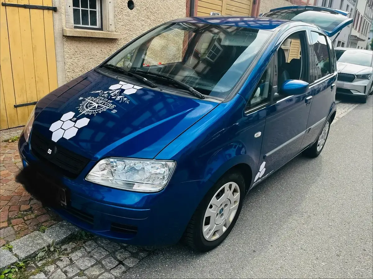 Gebraucht Fiat Idea 95 PS (69 kW) 2007 Blau Van / Kleinbus