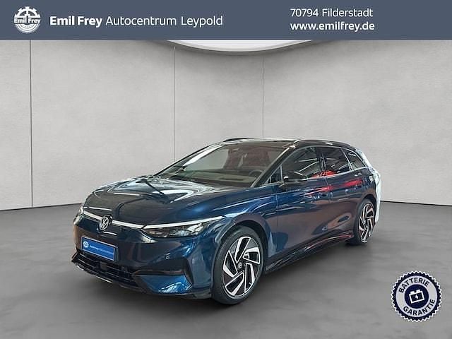 Aquamarinblau metallic Gebraucht 2024 VW ID.7 IQ Drive Limousine | 49.890 € (Fairer Preis) - Bild 1/4