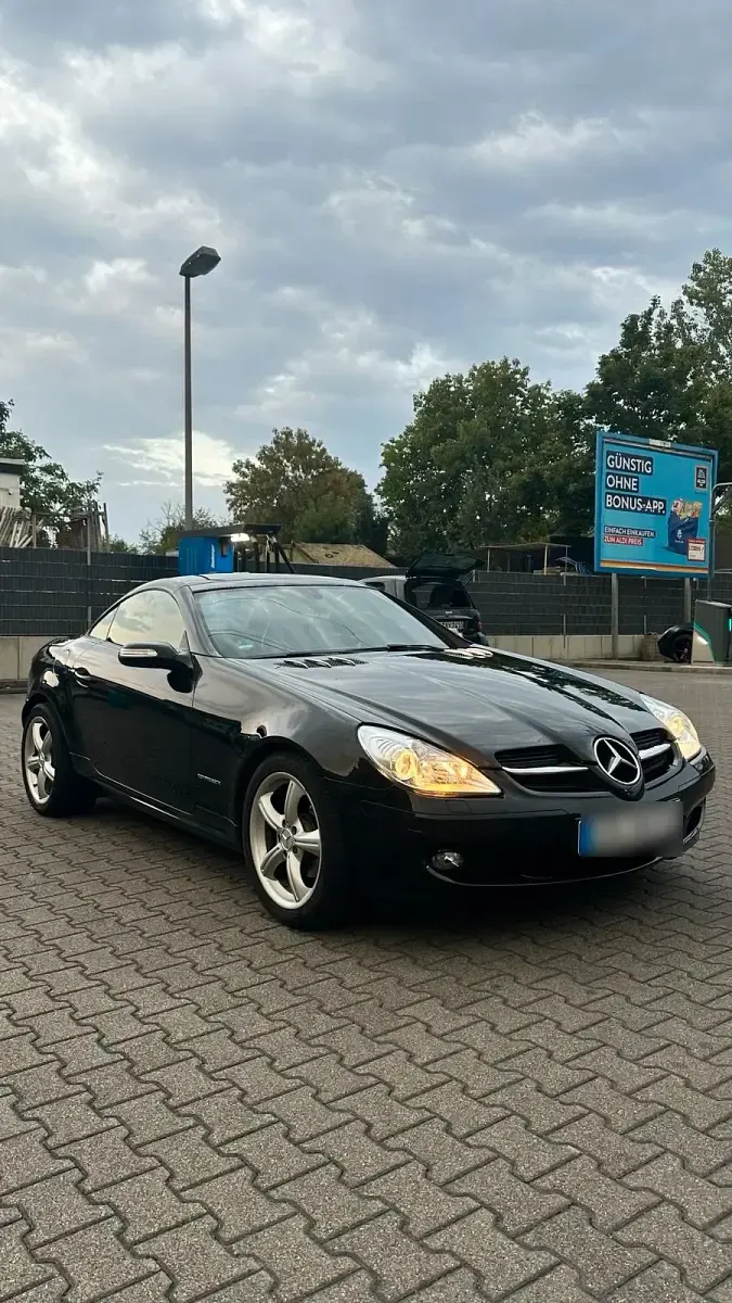 Gebraucht Mercedes SLK200 163 PS (119 kW) 2005 Schwarz Cabrio