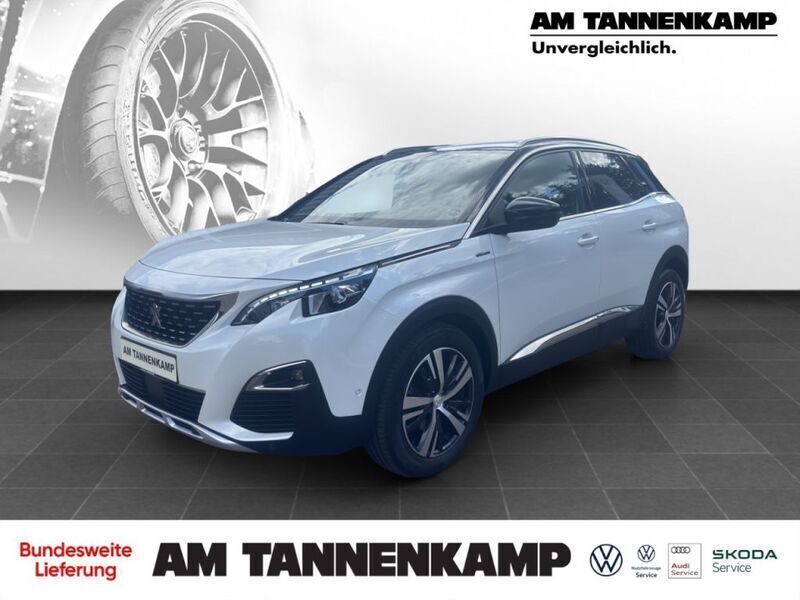 Perlmutt weiß Gebraucht 2020 Peugeot 3008 Allure SUV | 20.290 € (Guter Preis) - Bild 1/4