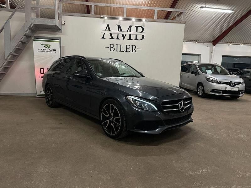 Grau Gebraucht 2015 Mercedes C200 Limousine | 8.490 € (Superpreis) - Bild 1/4