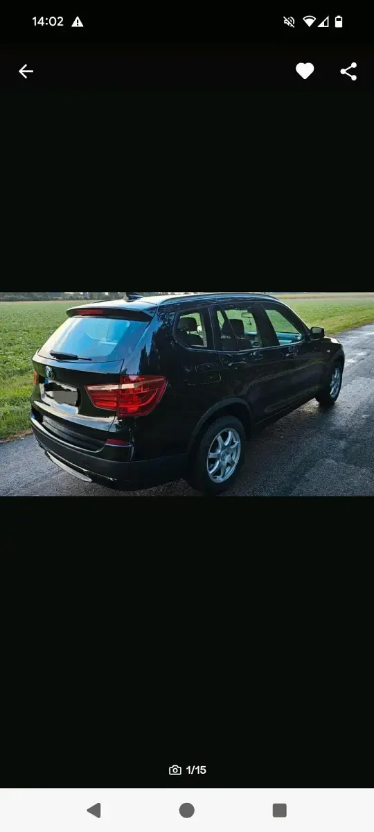 Gebraucht BMW X3 184 PS (135 kW) 2012 Schwarz SUV