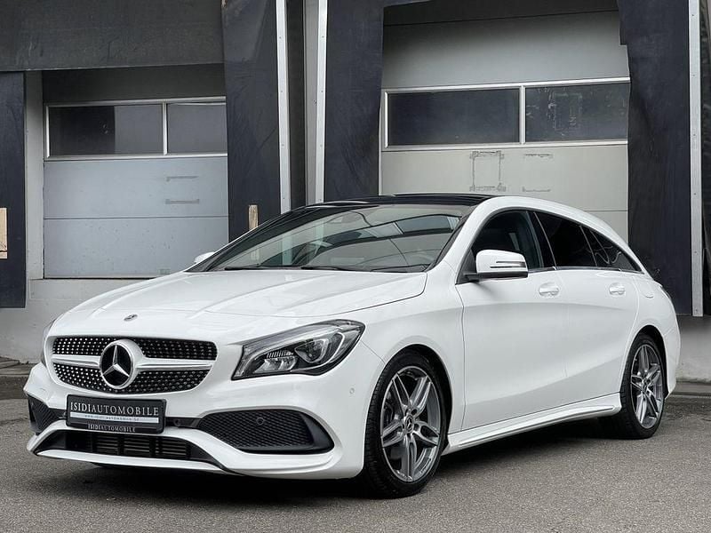 Weiß Gebraucht 2018 Mercedes CLA250 Shooting Brake AMG Kombi | 22.900 € (Etwas zu teuer) - Bild 1/4