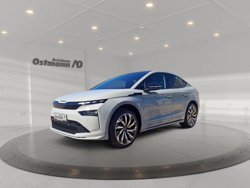 Grau Neu 2025 Skoda Enyaq iV SportLine SUV | 63.110 € (Teuer) - Bild 1/4