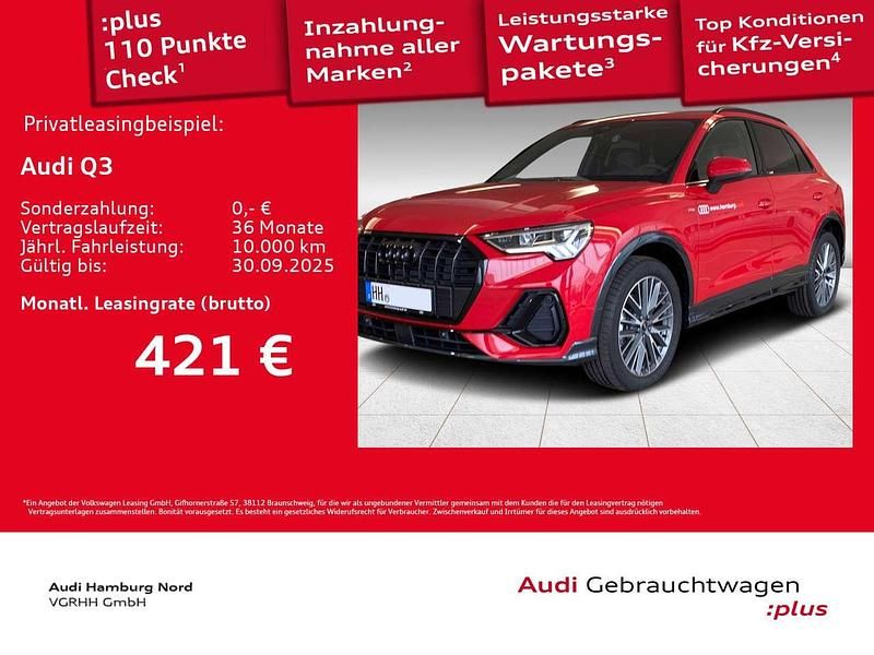 Rot Gebraucht 2025 Audi Q3 S-Line SUV | 39.480 € (Guter Preis) - Bild 1/3