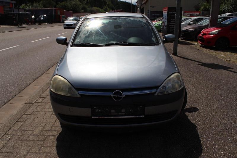 Grau Gebraucht 2003 Opel Corsa Kleinwagen | 399 € (Superpreis) - Bild 1/4