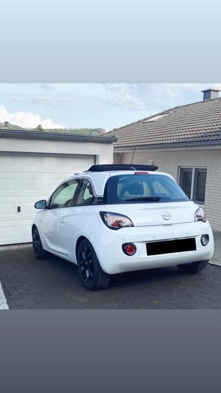 Weiß Gebraucht 2018 Opel Adam Open Air Kleinwagen | 10.650 € (Fairer Preis) - Bild 1/4