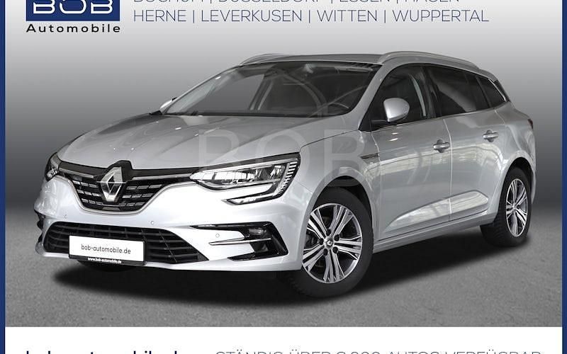 Highlandgrau metall (grau) (grau) Gebraucht 2021 Renault Mégane GrandTour Intens Kombi | 16.666 € (Fairer Preis) - Bild 1/4