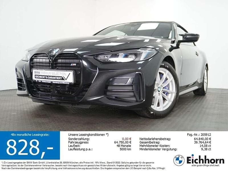 Black sapphire metallic Gebraucht 2025 BMW 440 Cabrio | 64.350 € (Fairer Preis) - Bild 1/3