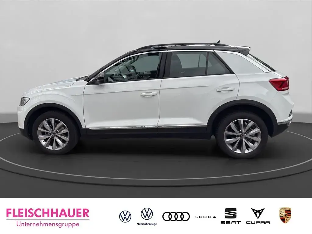 Gebraucht VW T-Roc Style 150 PS (110 kW) 2021 Weiss SUV