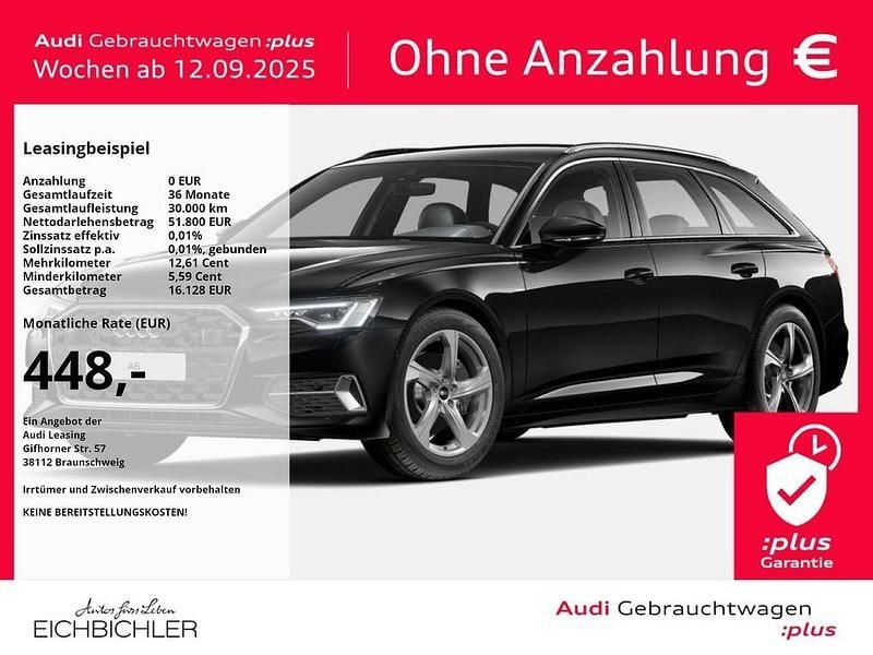 Mythosschwarz Gebraucht 2025 Audi A6 Advanced Kombi | 50.820 € (Guter Preis) - Bild 1/4