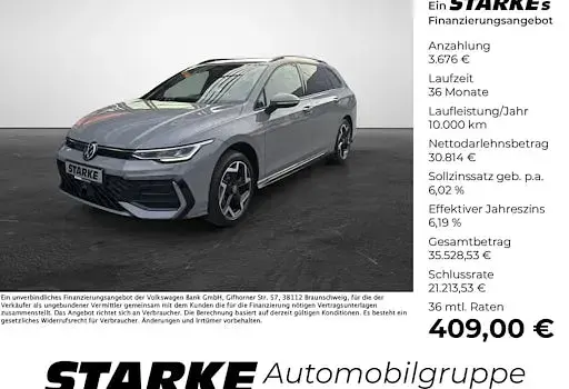 Neu VW Golf VIII R-line 150 PS (110 kW) 2026 Schwarz (grenadillschwarz metallic) Kombi