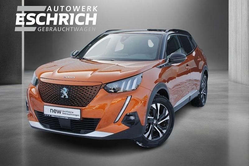 Gebraucht Peugeot e-2008 GT 100 kW (136 PS) 2021 Orange SUV