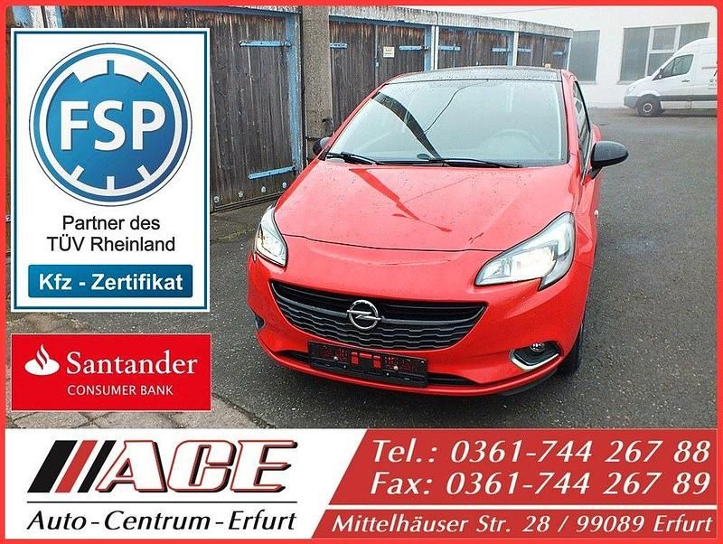 Rot Gebraucht 2015 Opel Corsa Color Edition Kleinwagen | 4.990 € (Superpreis) - Bild 1/4