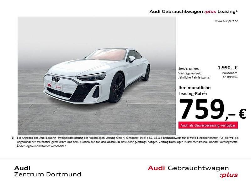 Arkonaweiß Gebraucht 2025 Audi e-tron GT quattro Sport Limousine | 96.377 € (Teuer) - Bild 1/4