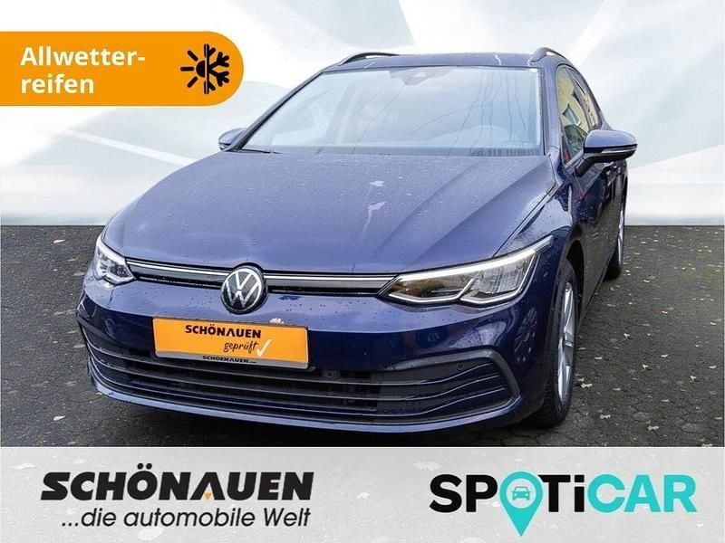 Blau Gebraucht 2021 VW Golf VIII Life Kombi | 19.270 € (Guter Preis) - Bild 1/4