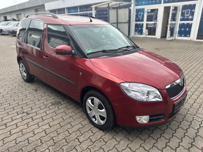 Gebraucht Skoda Roomster Style 80 PS (58 kW) 2008 Rot Van / Kleinbus