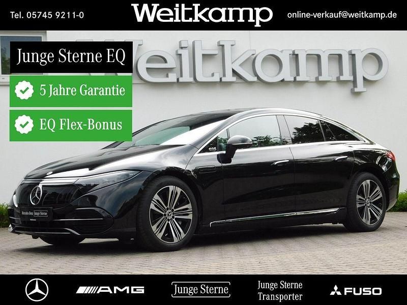 Lack obsidianschwarz Gebraucht 2022 Mercedes EQS350 Limousine | 53.885 € - Bild 1/4