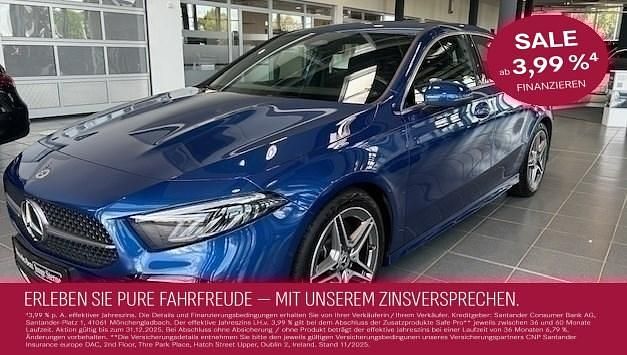 Blau Gebraucht 2024 Mercedes A250 AMG Limousine | 34.890 € (Guter Preis) - Bild 1/4