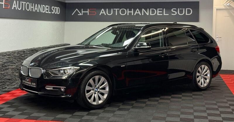 Schwarz Gebraucht 2015 BMW 318 Sport Line Kombi | 12.999 € (Fairer Preis) - Bild 1/4