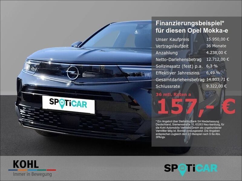 Gebraucht Opel Mokka-e Edition 100 kW (136 PS) 2021 Schwarz SUV