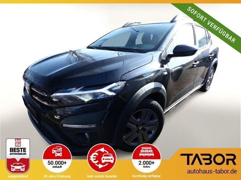 Schwarz Gebraucht 2021 Dacia Sandero Stepway Kleinwagen | 11.488 € - Bild 1/4