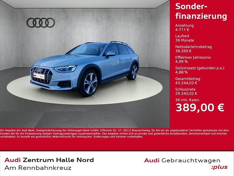 Florettsilber metallic Gebraucht 2023 Audi A4 Allroad Sport Kombi | 42.980 € (Etwas zu teuer) - Bild 1/4