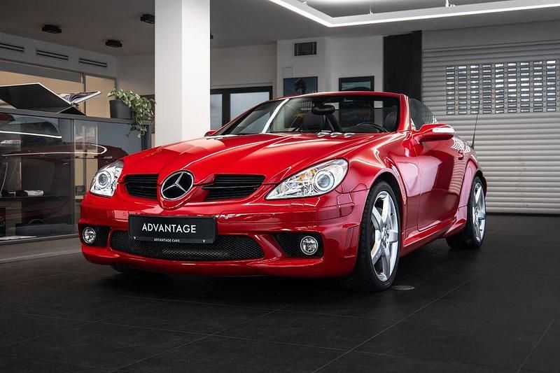 Rot Gebraucht 2005 Mercedes SLK55 AMG AMG Cabrio | 42.500 € (Fairer Preis) - Bild 1/4