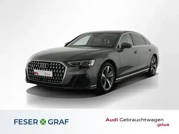 Terragrau metallic Gebraucht 2022 Audi A8 Ambiente Limousine | 65.447 € (Fairer Preis) - Bild 1/4