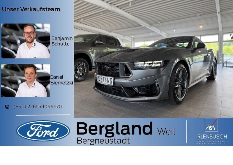 Carbonized grey metallic grau Neu 2025 Ford Mustang Dark Horse Coupé | 69.900 € (Fairer Preis) - Bild 1/4