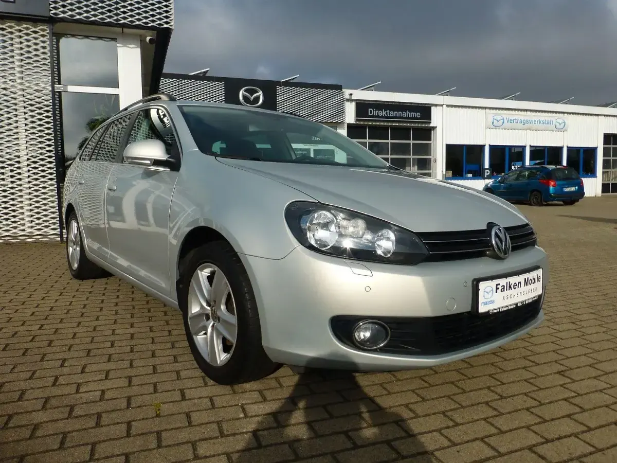 Gebraucht VW Golf VI Comfortline 122 PS (89 kW) 2009 Grau Kleinwagen
