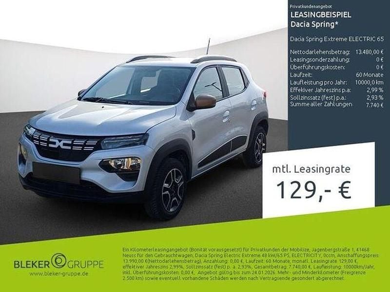 Gebraucht Dacia Spring Extreme 47 kW (65 PS) 2023 Diamantsilbergrau Kleinwagen