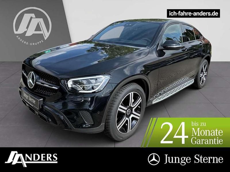 Obsidianschwarz Gebraucht 2021 Mercedes GLC220 Night Coupé | 41.194 € (Fairer Preis) - Bild 1/3