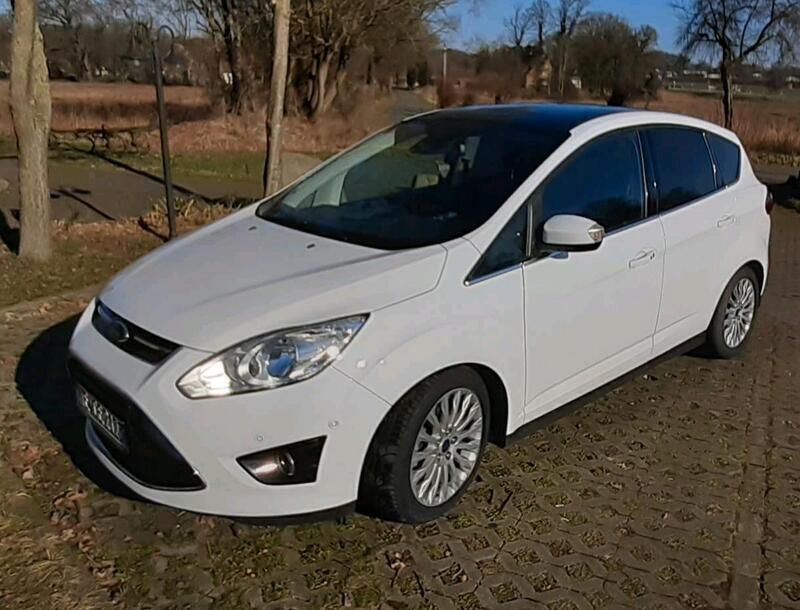 Weiß Gebraucht 2013 Ford C-MAX Titanium Van / Kleinbus | 6.000 € - Bild 1/4