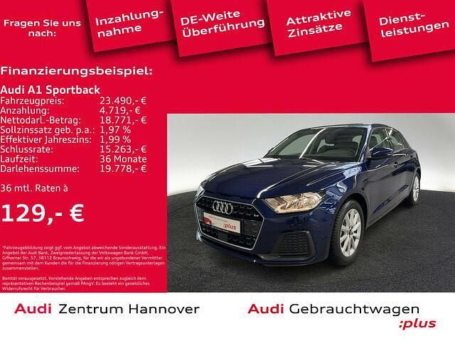 Gebraucht Audi A1 Sportback Advanced Plus 95 PS (69 kW) 2024 Navarrablau metallic Kleinwagen