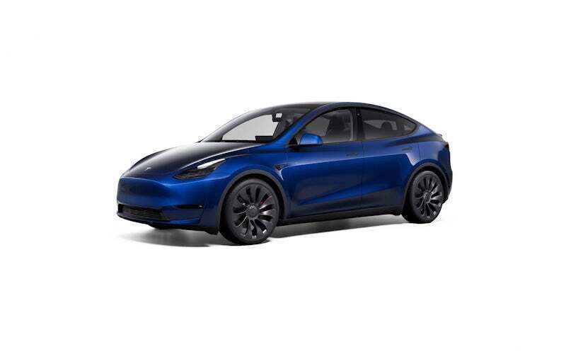 Schwarz Neu 2025 Tesla Model Y Performance SUV | 62.270 € (Teuer) - Bild 1/4