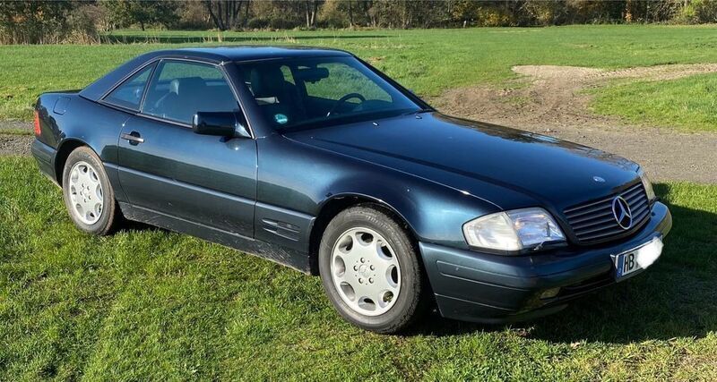 Gebraucht Mercedes SL280 193 PS (141 kW) 1996 Blau Cabrio