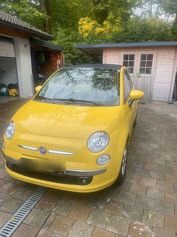 Gelb Gebraucht 2011 Fiat 500C Cabrio | 3.999 € (Teuer) - Bild 1/4