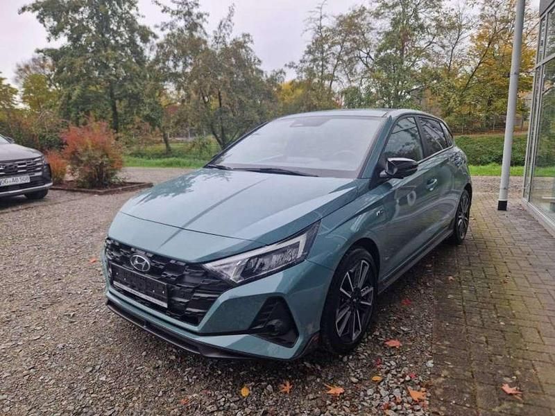Mangrove green Gebraucht 2023 Hyundai i20 N Line Kleinwagen | 21.000 € (Teuer) - Bild 1/4