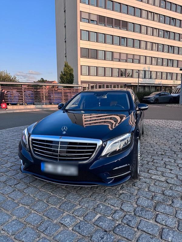 Blau Gebraucht 2015 Mercedes S350 Limousine | 39.000 € - Bild 1/4