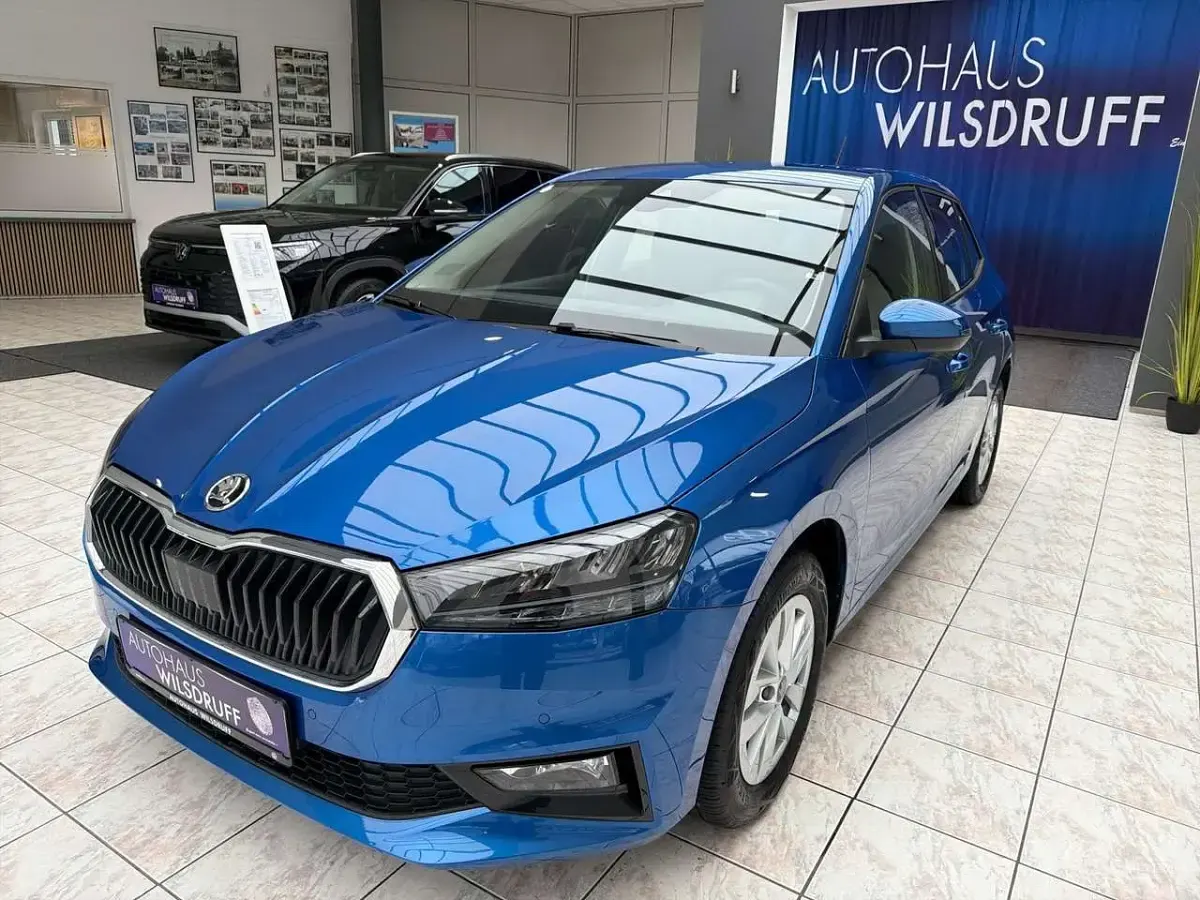 Gebraucht Skoda Fabia Selection 116 PS (85 kW) 2025 Raceblau metallic Kleinwagen