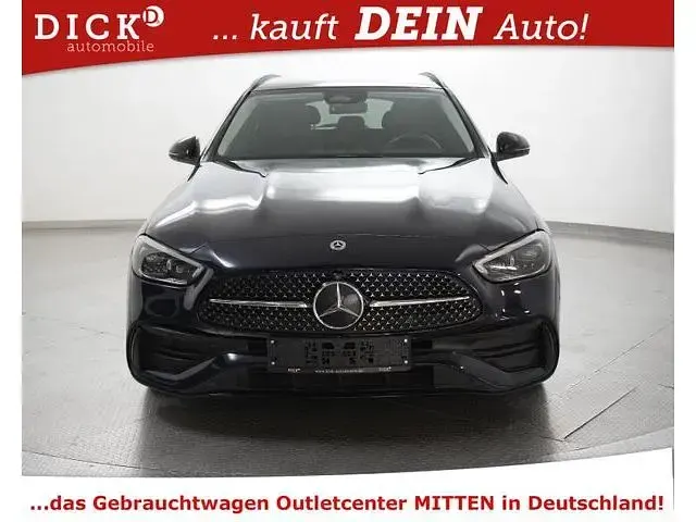 Gebraucht Mercedes C180 AMG line 190 PS (139 kW) 2022 Cavansitblau met. Kombi