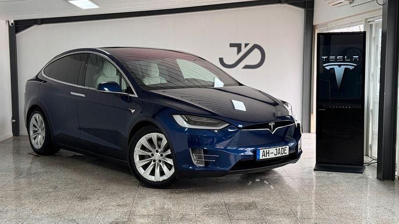 Blau Gebraucht 2017 Tesla Model X SUV | 24.950 € (Superpreis) - Bild 1/4