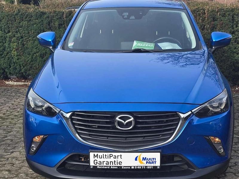 Gebraucht Mazda CX-3 Exclusive-Line 105 PS (77 kW) 2016 Cyanitblau metallic SUV