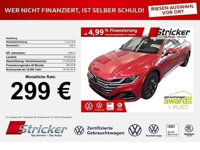 Ny VW Arteon 305 HK (224 kW) 2025 Rød Stationcar