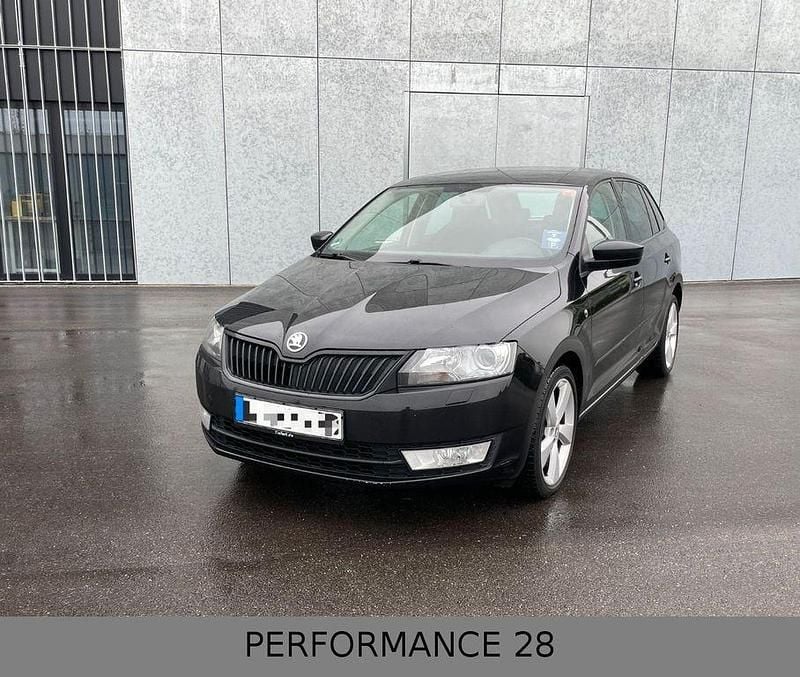 Schwarz Gebraucht 2014 Skoda Rapid Elegance Limousine | 3.999 € (Guter Preis) - Bild 1/4