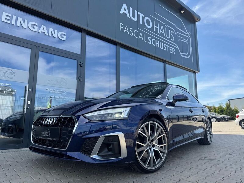 Navarrablau metallic Gebraucht 2022 Audi A5 S-Line Coupé | 41.950 € (Etwas zu teuer) - Bild 1/4