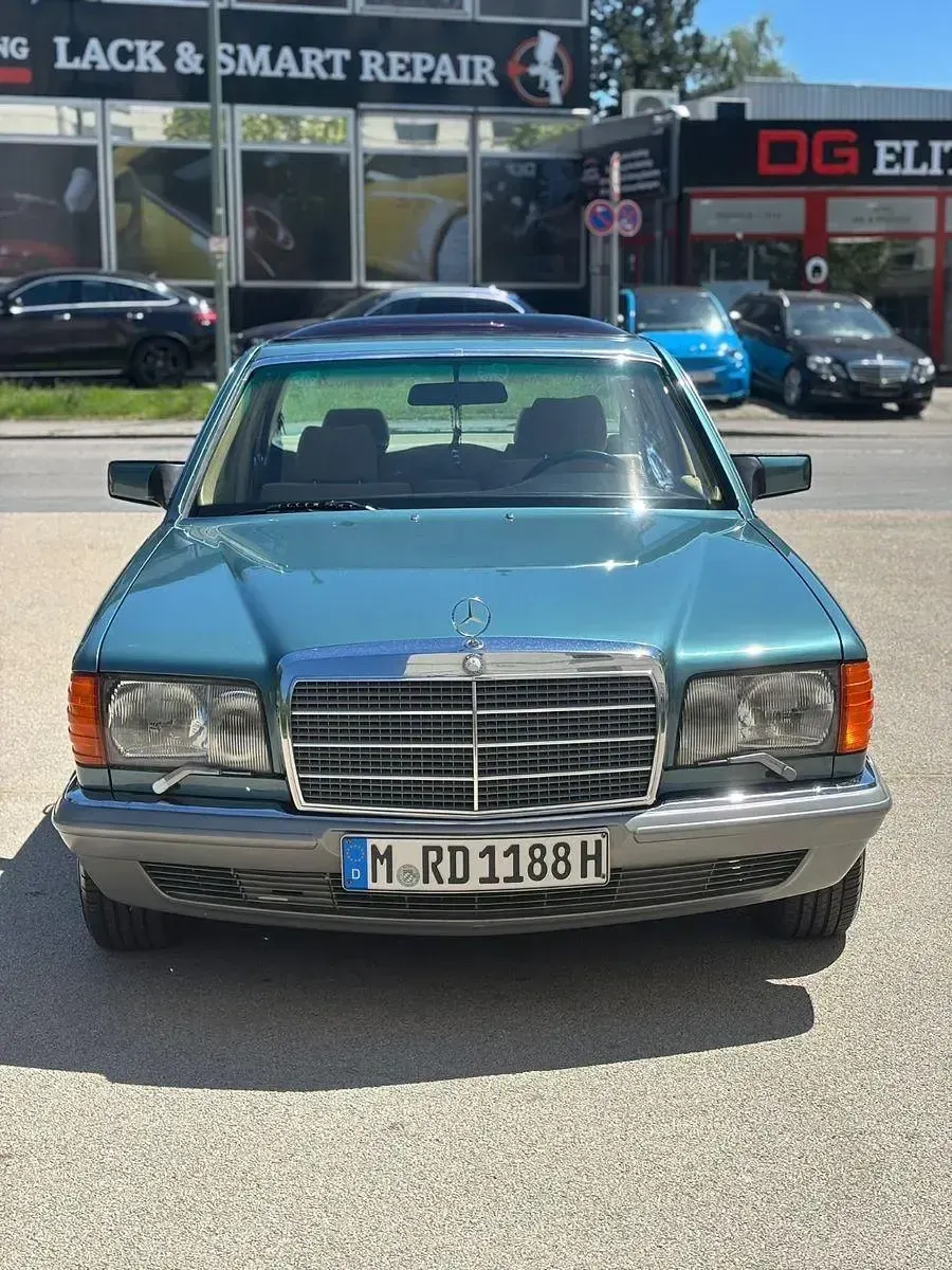 Gebraucht Mercedes 380 SE 204 PS (150 kW) 1983 Grün Limousine